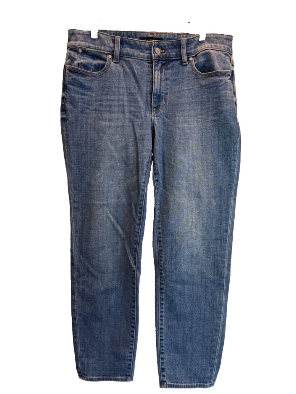 Talbots Boyfriend Jeans Size 6 Flawless Five-Pocket 100% Cotton Blue Medium Wash